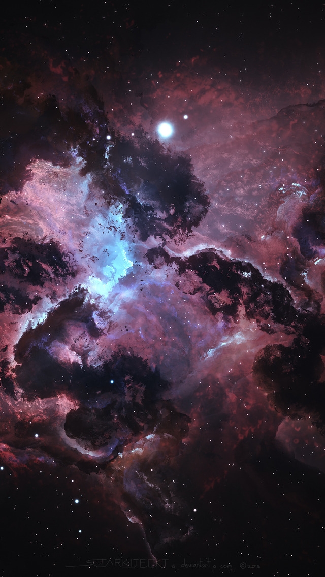 Atlantis Nexus Nebula for 640 x 1136 iPhone 5 resolution