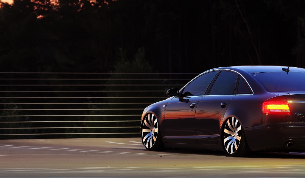 Audi A6 Tuned for 1024 x 600 widescreen resolution