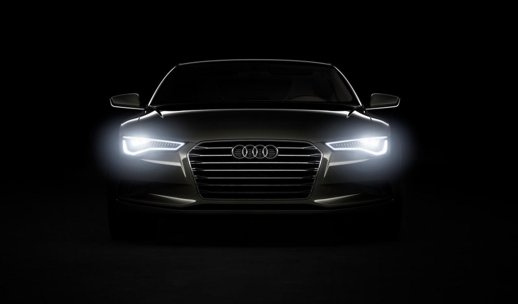 Audi A7 Headlights for 1024 x 600 widescreen resolution