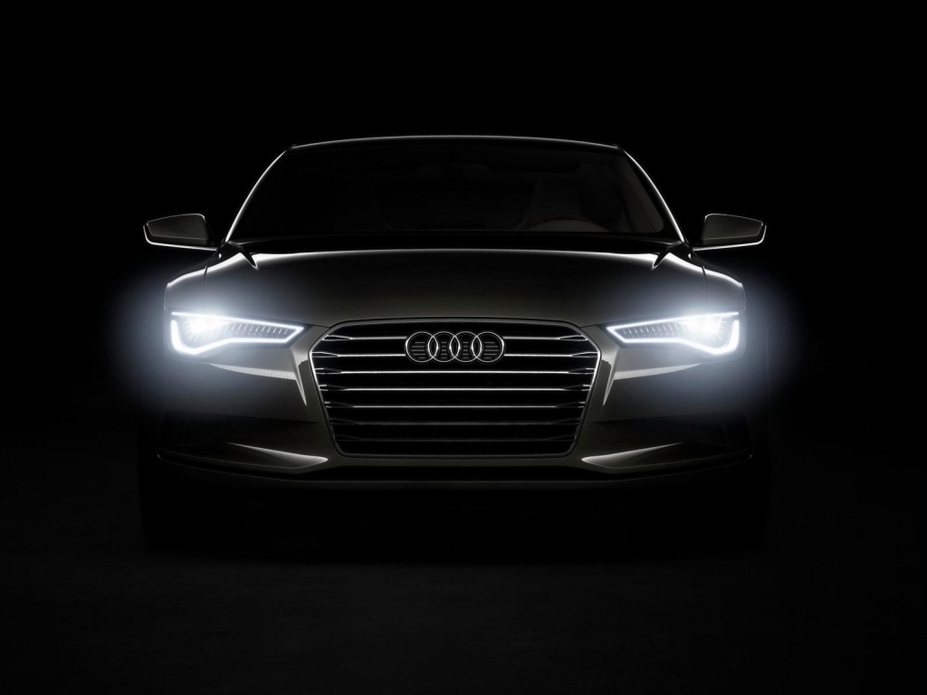 Audi A7 Headlights for 1024 x 768 resolution