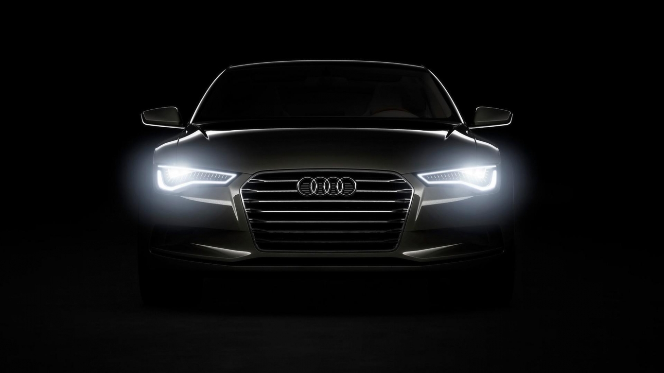 Audi A7 Headlights for 1366 x 768 HDTV resolution