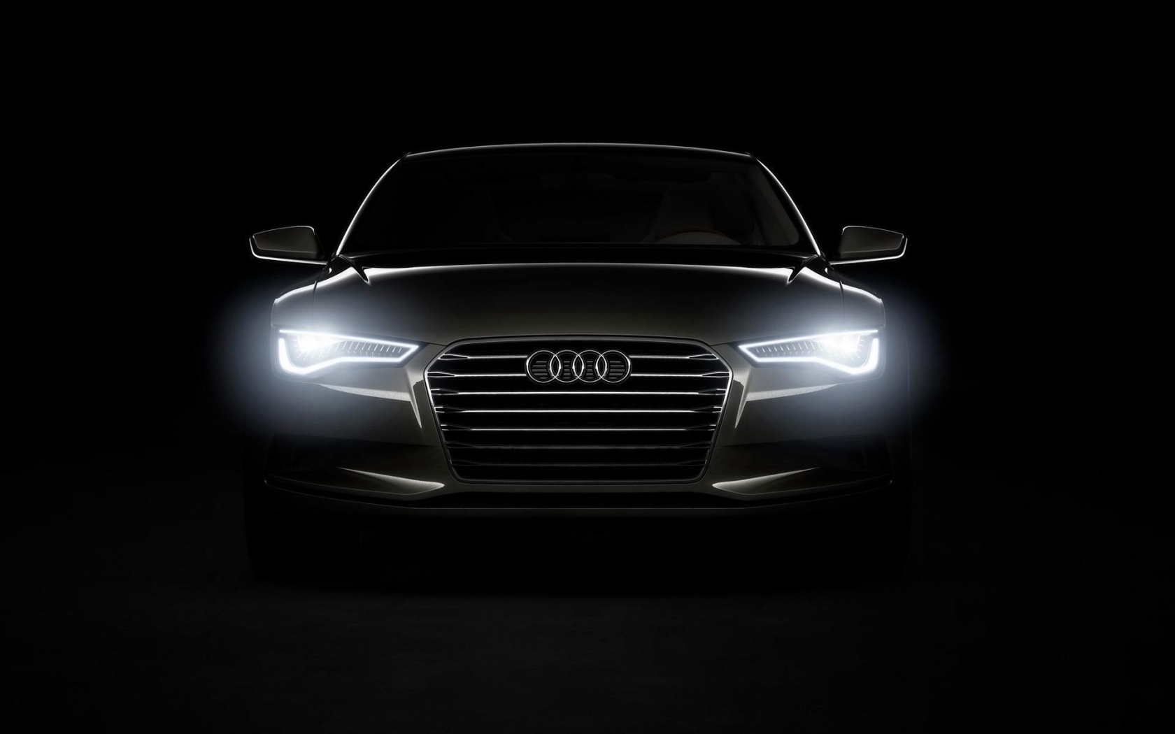 Audi A7 Headlights for 1680 x 1050 widescreen resolution