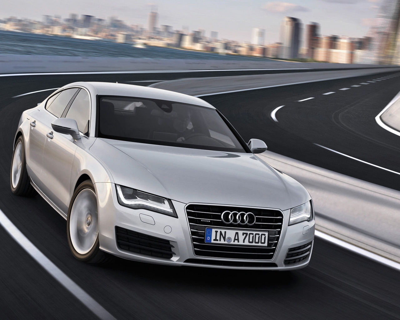 Audi A7 Sportback Speed for 1280 x 1024 resolution