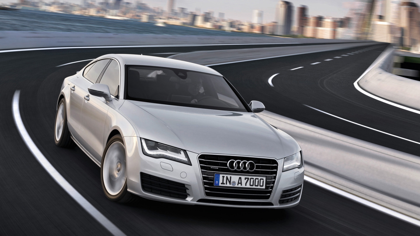 Audi A7 Sportback Speed for 1600 x 900 HDTV resolution