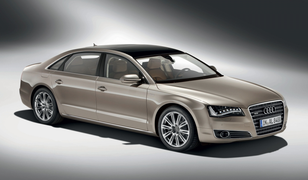 Audi A8 W12 2011 for 1024 x 600 widescreen resolution