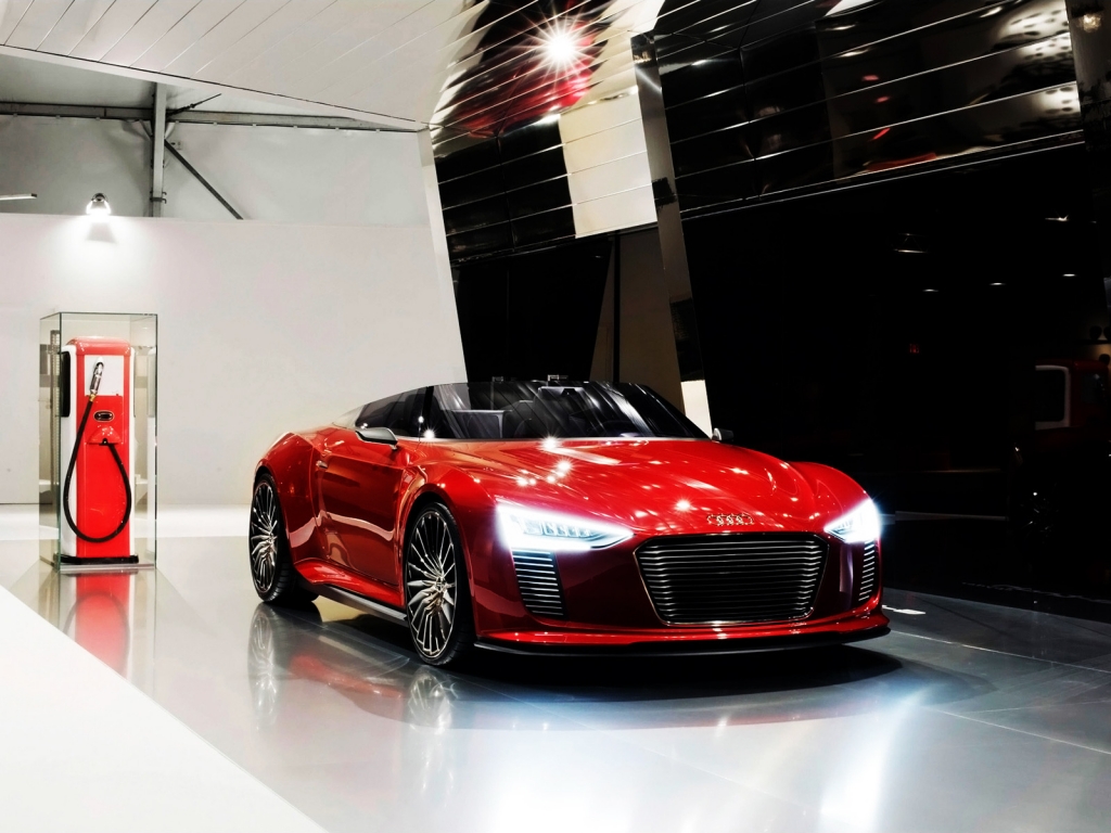 Audi E Tron Spyder for 1024 x 768 resolution
