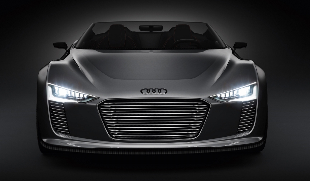 Audi E-Tron Spyder Concept for 1024 x 600 widescreen resolution