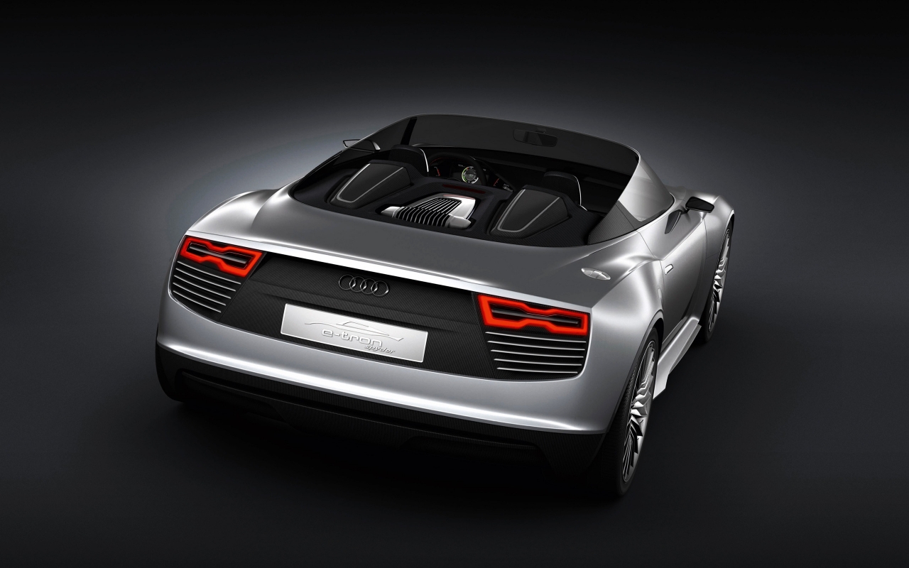 Audi E-Tron Spyder Rear for 1280 x 800 widescreen resolution