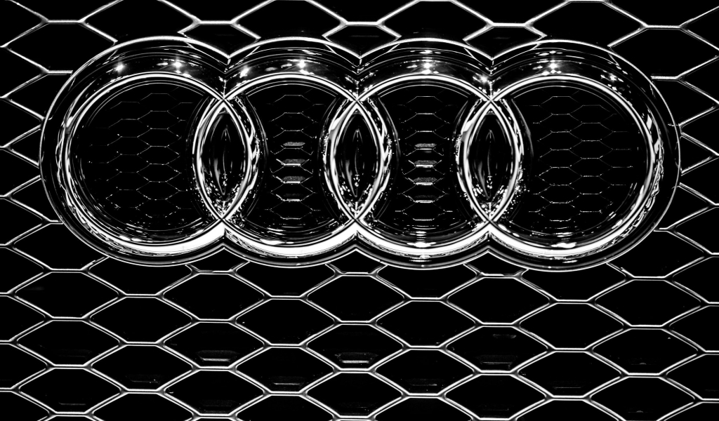 Audi Grille for 1024 x 600 widescreen resolution