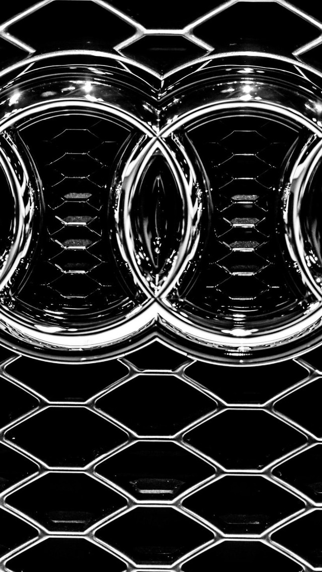Audi Grille for 640 x 1136 iPhone 5 resolution