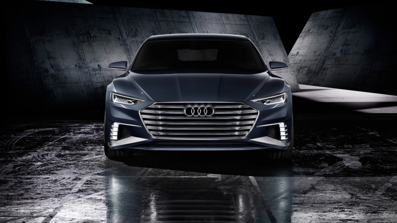 Audi Prologue Avant Front View for 1366 x 768 HDTV resolution