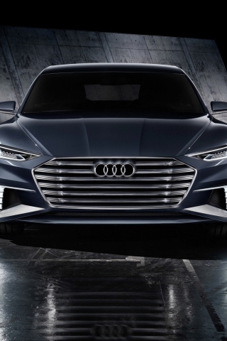 Audi Prologue Avant Front View for 320 x 480 iPhone resolution