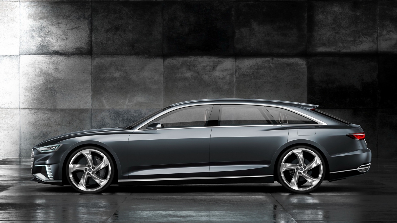Audi Prologue Side View for 1366 x 768 HDTV resolution