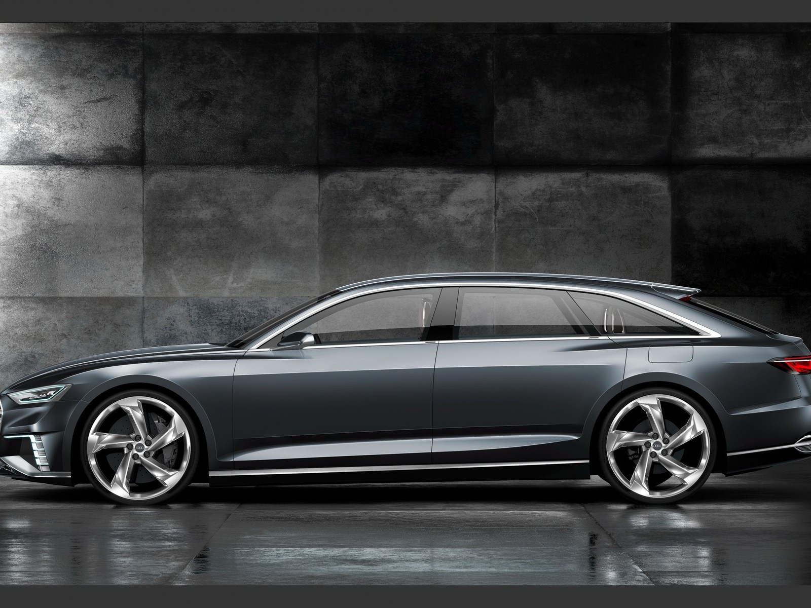 Audi Prologue Side View for 1600 x 1200 resolution