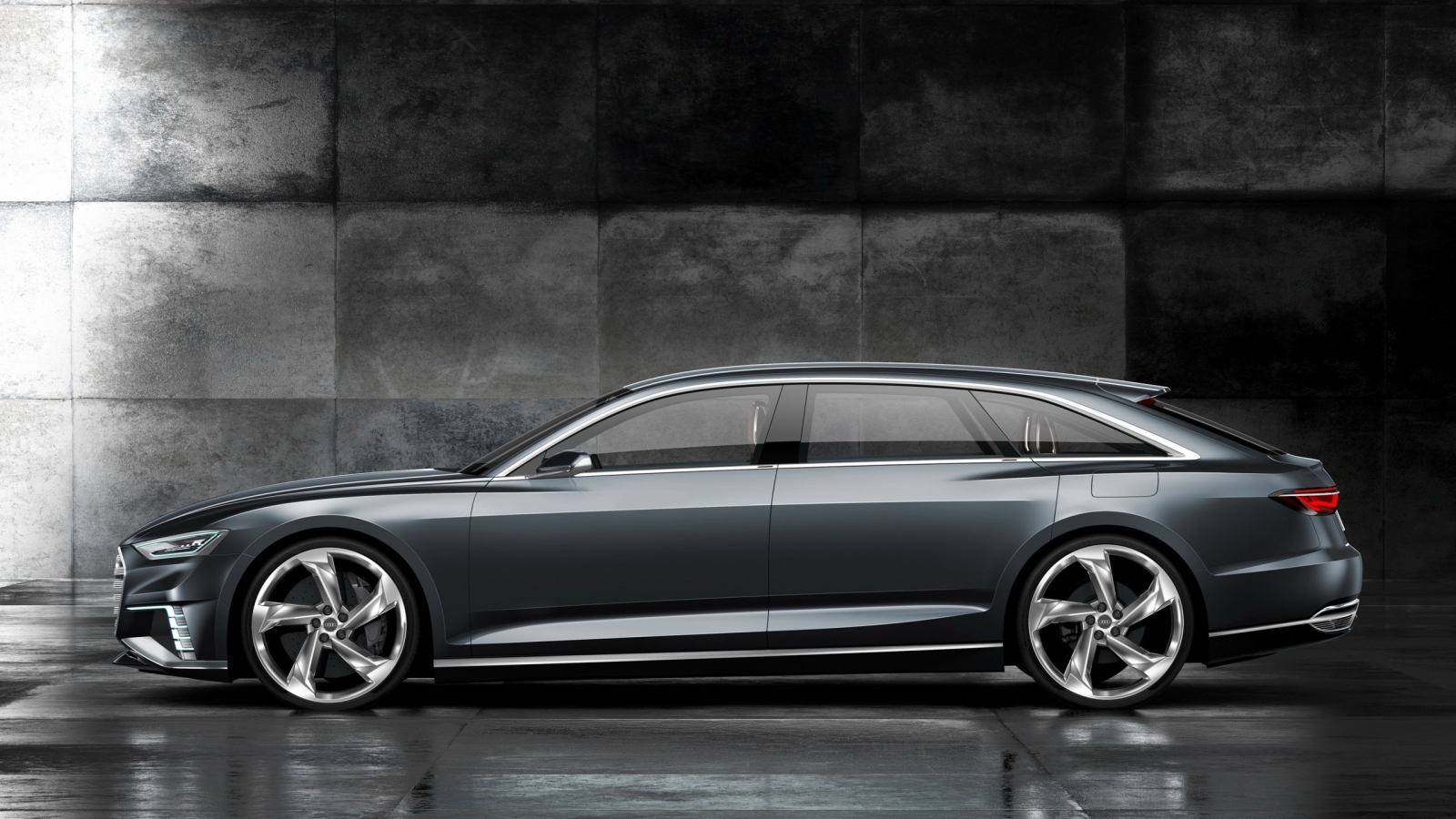 Audi Prologue Side View for 1600 x 900 HDTV resolution