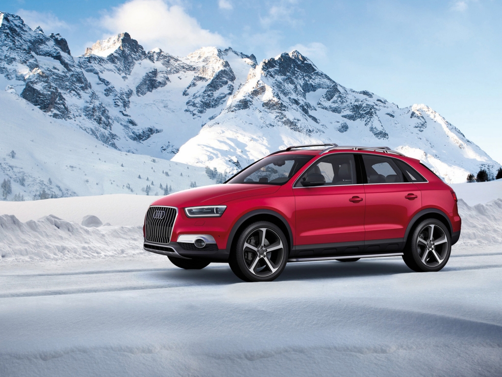 Audi Q3 Vail 2012 for 1024 x 768 resolution