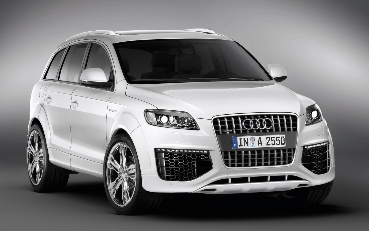 Audi Q7 Coastline front and side for 1280 x 800 widescreen resolution