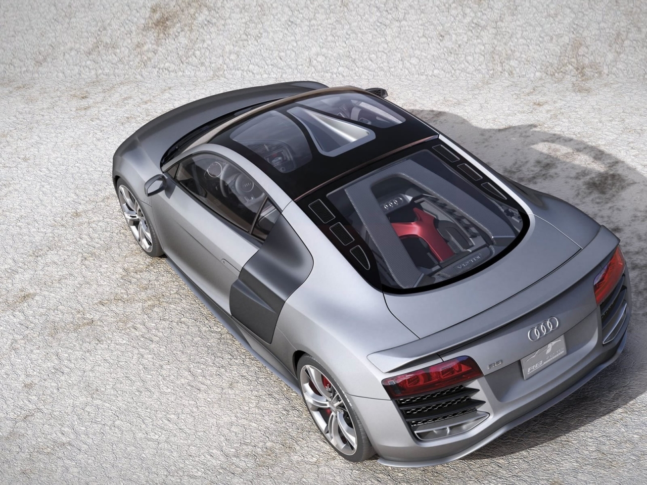 Audi R8 2009 Silver for 1280 x 960 resolution