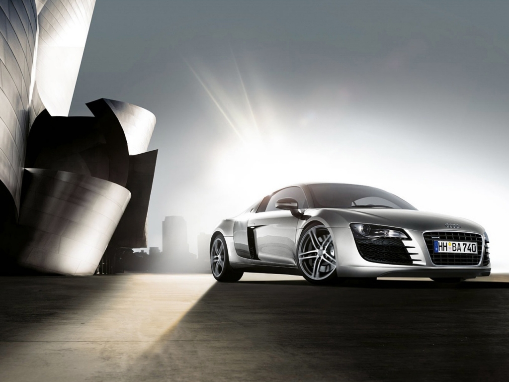 Audi R8 Front Angle for 1024 x 768 resolution