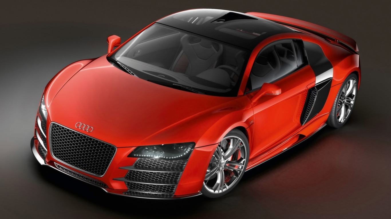 Audi R8 Outstanding Torque super sport for 1366 x 768 HDTV resolution