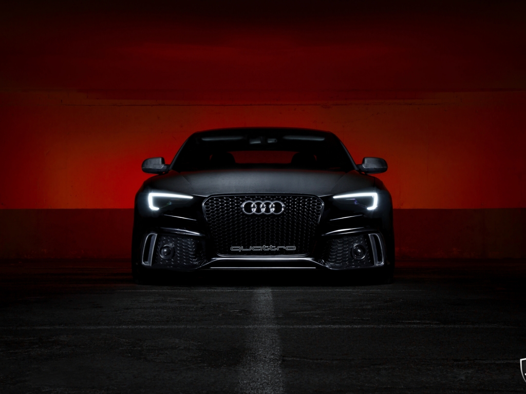Audi S5 Black for 1024 x 768 resolution