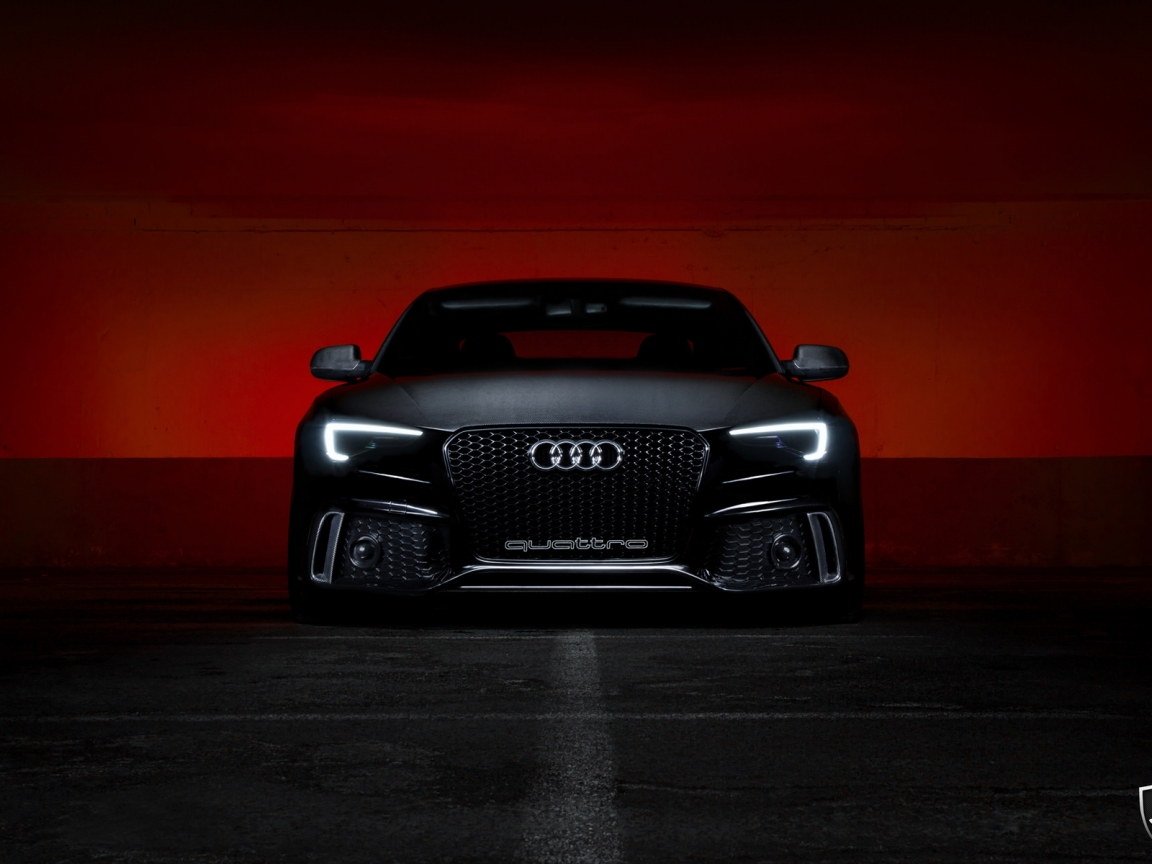 Audi S5 Black for 1152 x 864 resolution