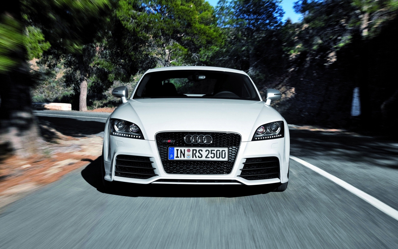 Audi TT RS 2012 Speed for 1280 x 800 widescreen resolution