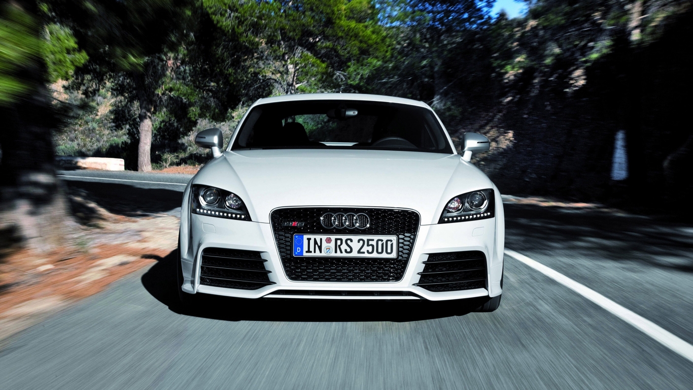 Audi TT RS 2012 Speed for 1366 x 768 HDTV resolution