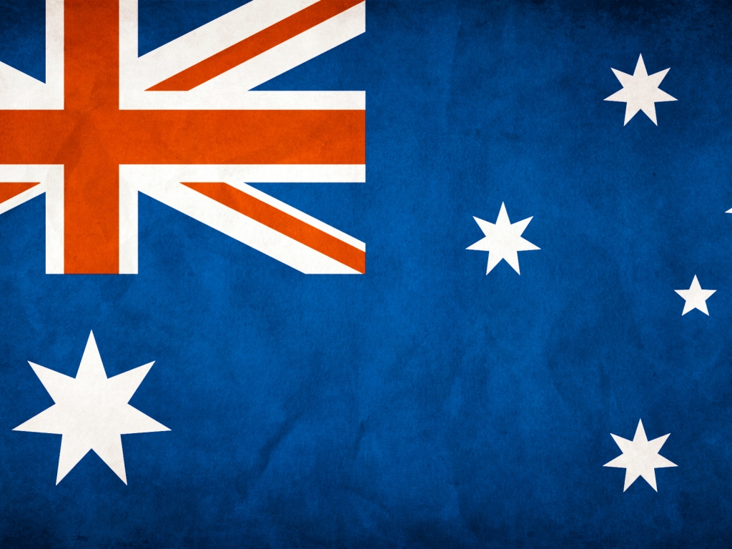 Australia Flag for 1024 x 768 resolution