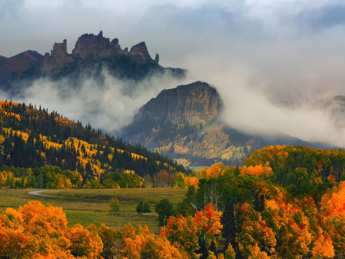 Autumn Colors in Colorado for 1152 x 864 resolution