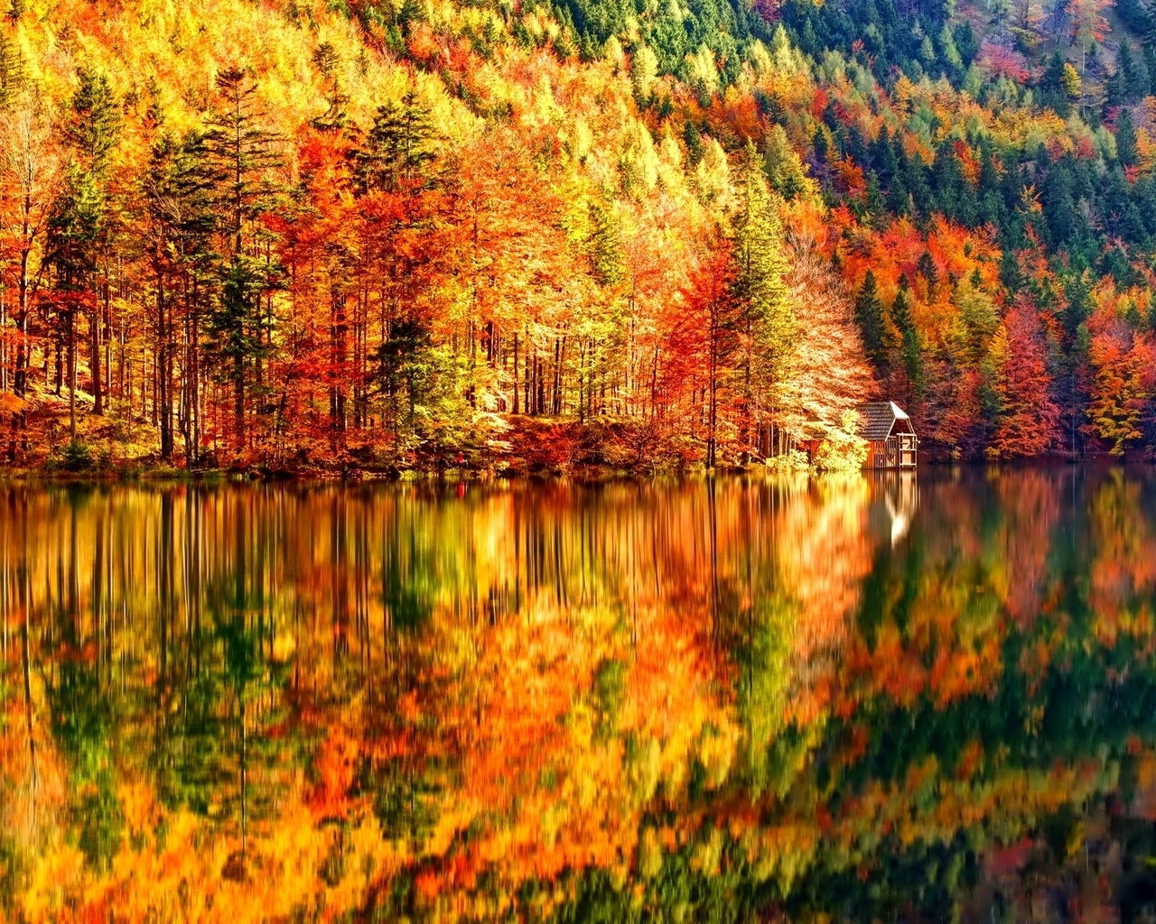 Autumn Landscape for 1280 x 1024 resolution
