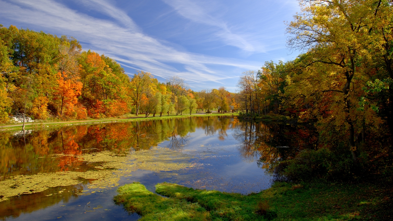 Autumn Landscape for 1366 x 768 HDTV resolution