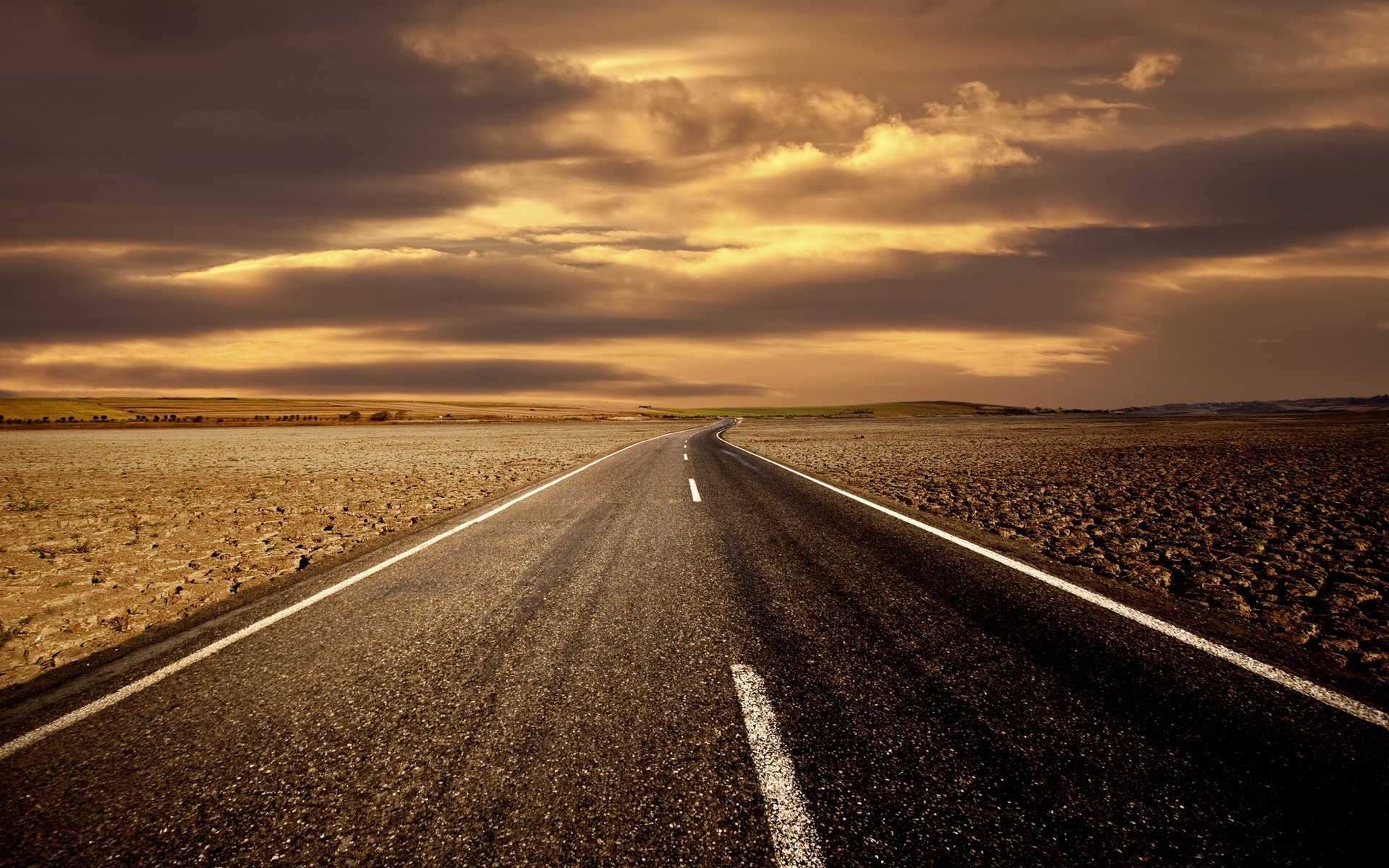 Autumn Road for 1920 x 1200 widescreen resolution