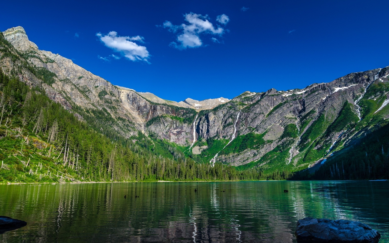 Avalanche Lake for 1280 x 800 widescreen resolution