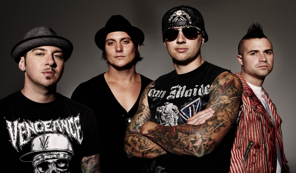 Avenged Sevenfold A7X for 1024 x 600 widescreen resolution