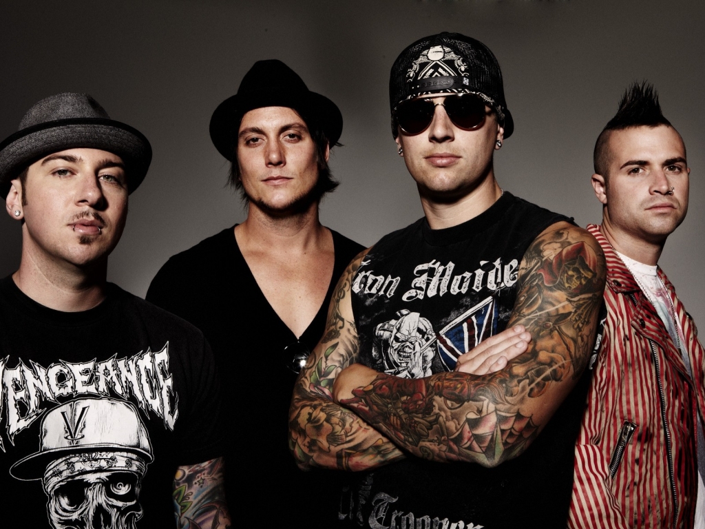 Avenged Sevenfold A7X for 1024 x 768 resolution