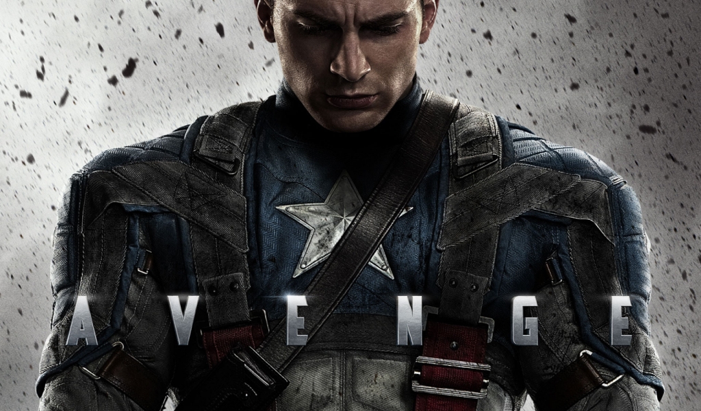 Avenger Captain America for 1024 x 600 widescreen resolution