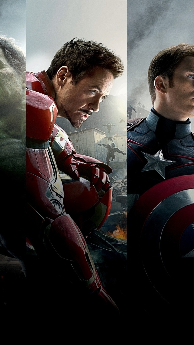 Avengers Age of Ultron for 640 x 1136 iPhone 5 resolution