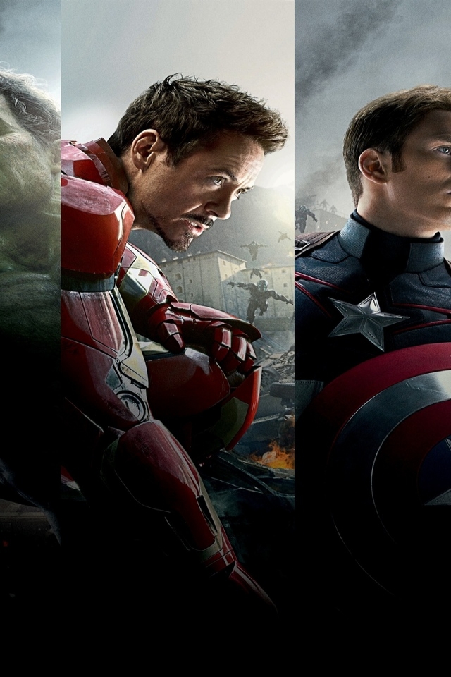 Avengers Age of Ultron for 640 x 960 iPhone 4 resolution