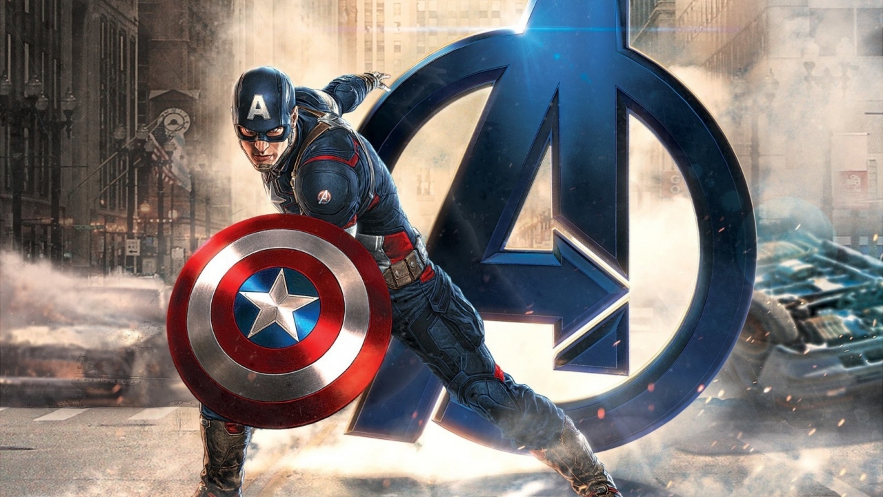 Avengers Age of Ultron Captain America for 1280 x 720 HDTV 720p resolution