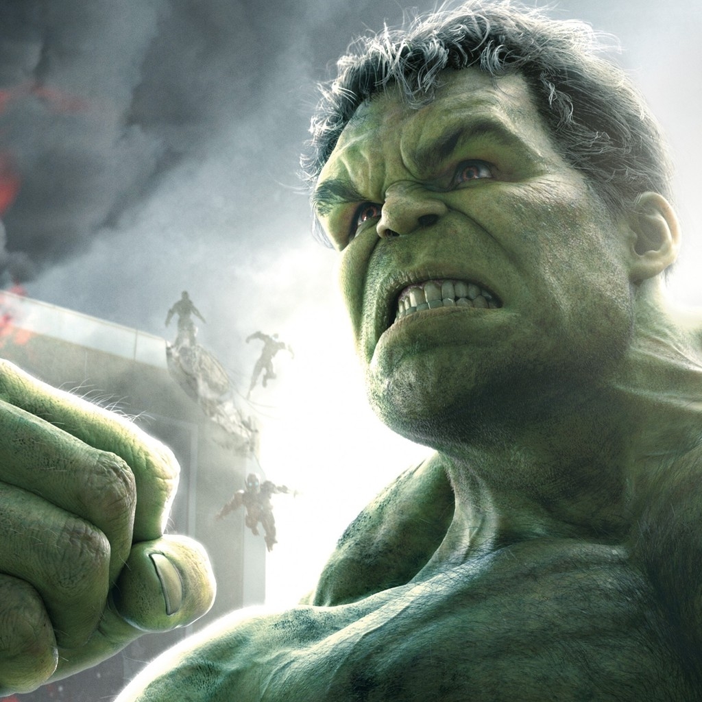 Avengers Age of Ultron Hulk for 1024 x 1024 iPad resolution