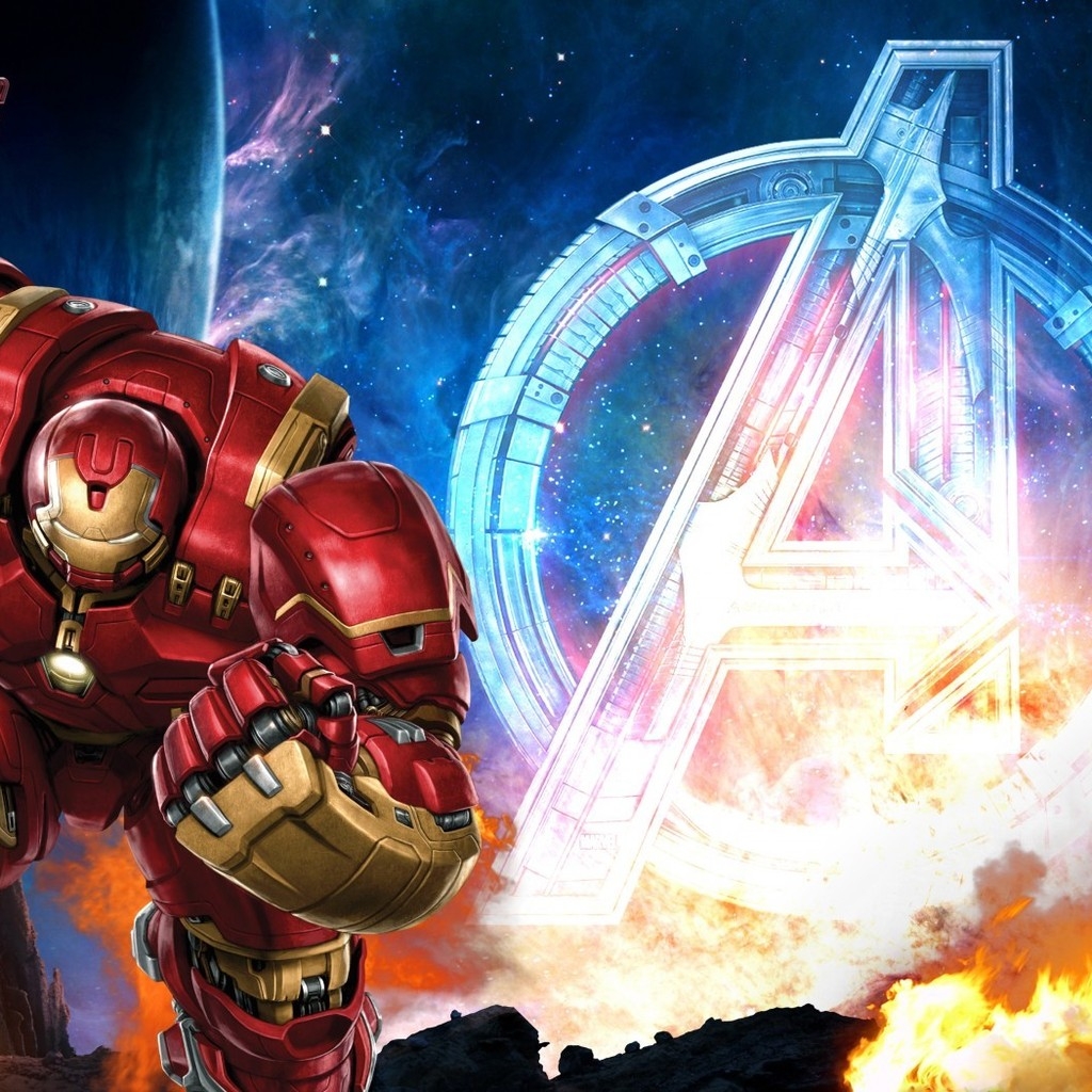 Avengers Age of Ultron Iron Man for 1024 x 1024 iPad resolution