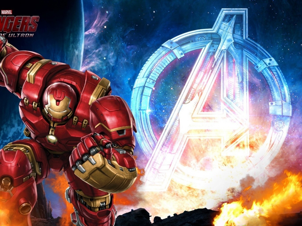 Avengers Age of Ultron Iron Man for 1024 x 768 resolution