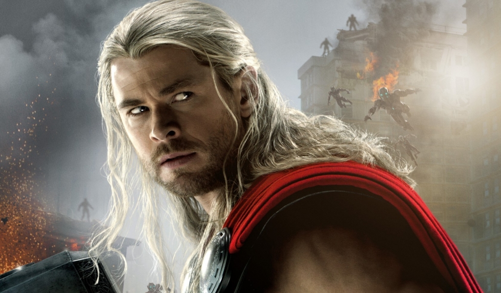 Avengers Age of Ultron Thor for 1024 x 600 widescreen resolution