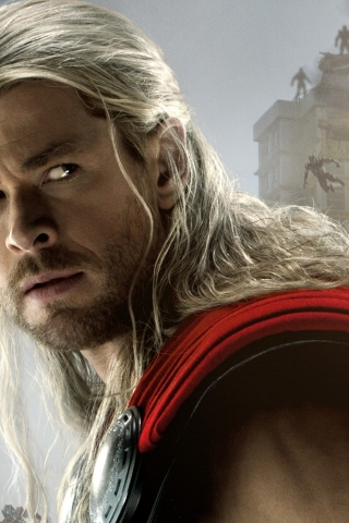 Avengers Age of Ultron Thor for 320 x 480 iPhone resolution