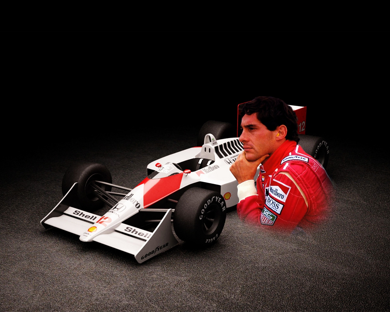 Ayrton Senna for 1280 x 1024 resolution
