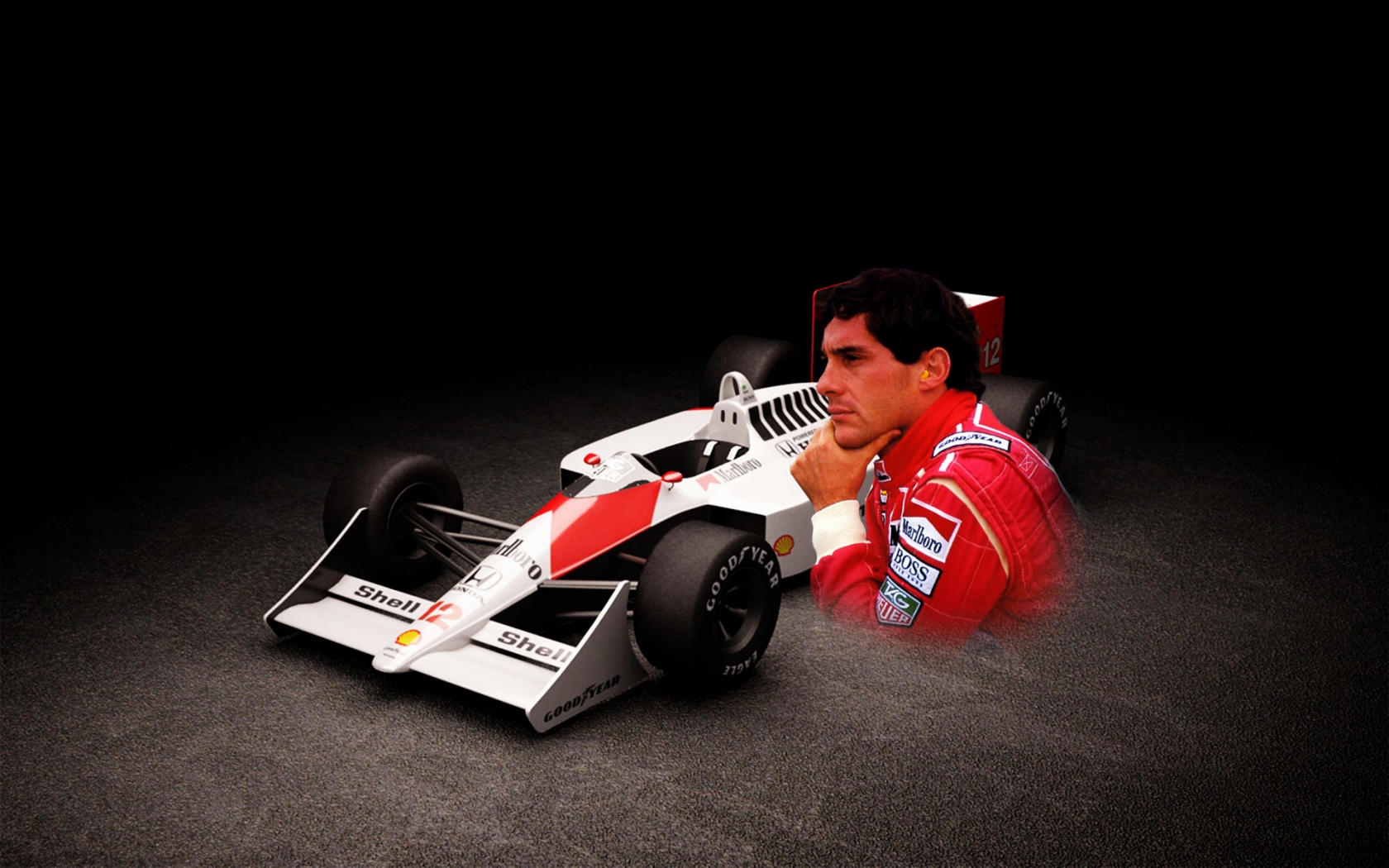 Ayrton Senna for 1680 x 1050 widescreen resolution