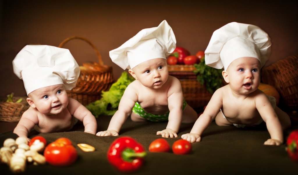 Baby Chefs for 1024 x 600 widescreen resolution
