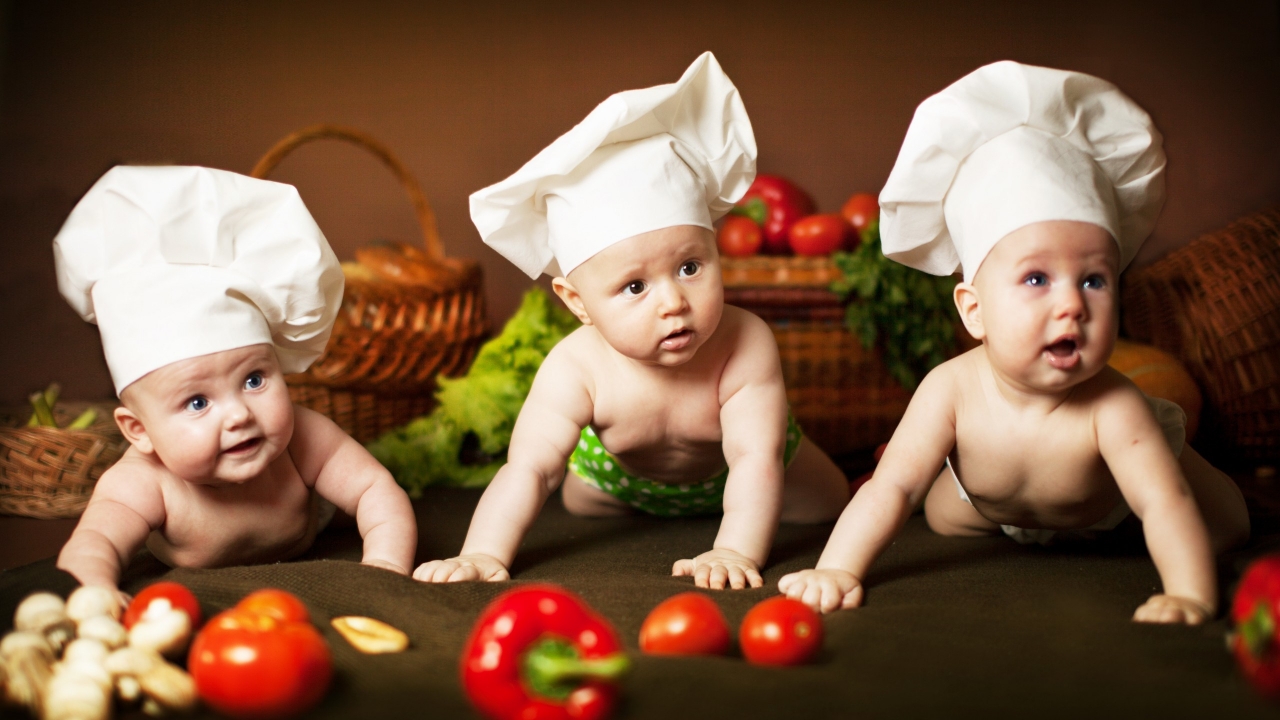 Baby Chefs for 1280 x 720 HDTV 720p resolution