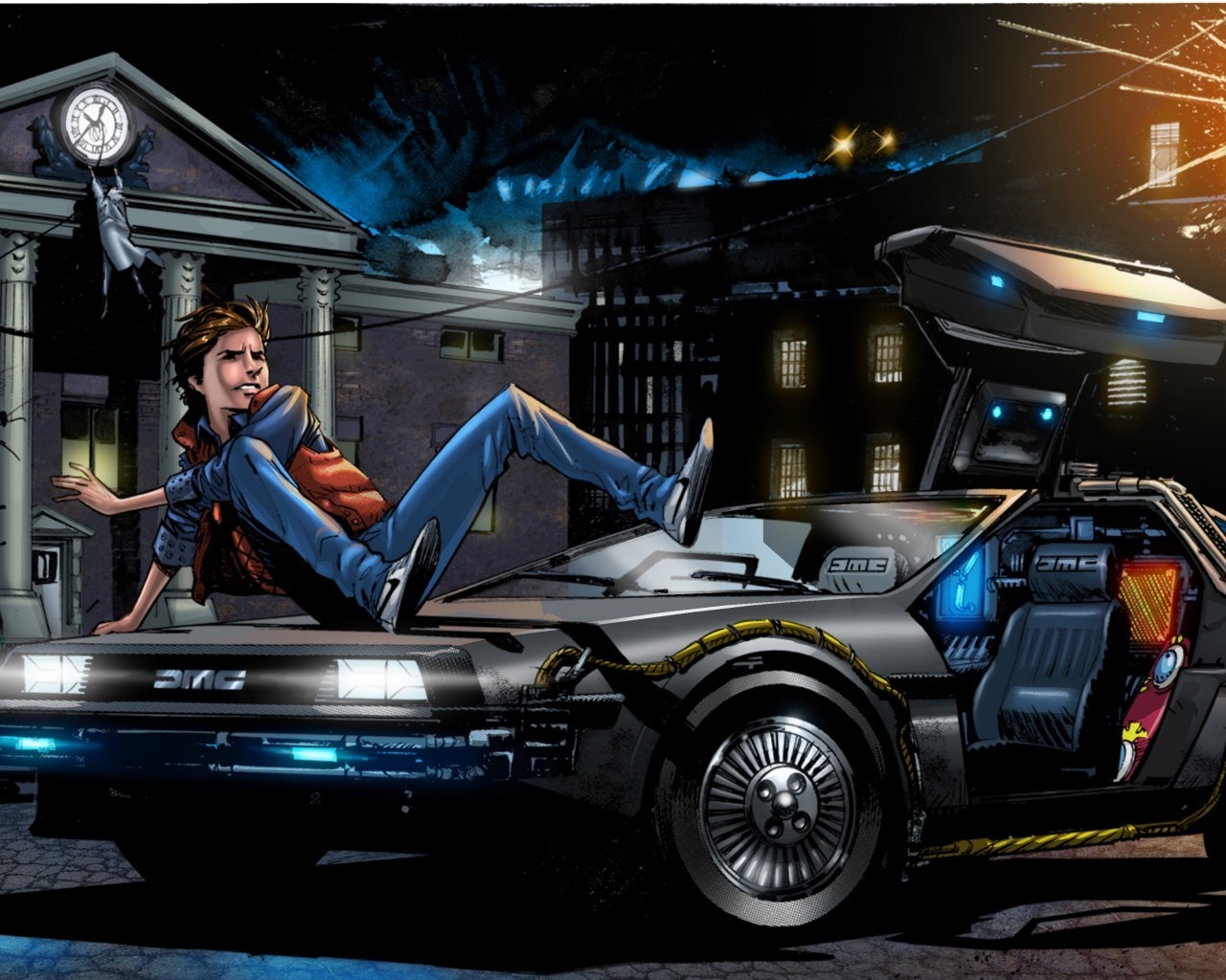 Back to the Future 4 Art for 1280 x 1024 resolution